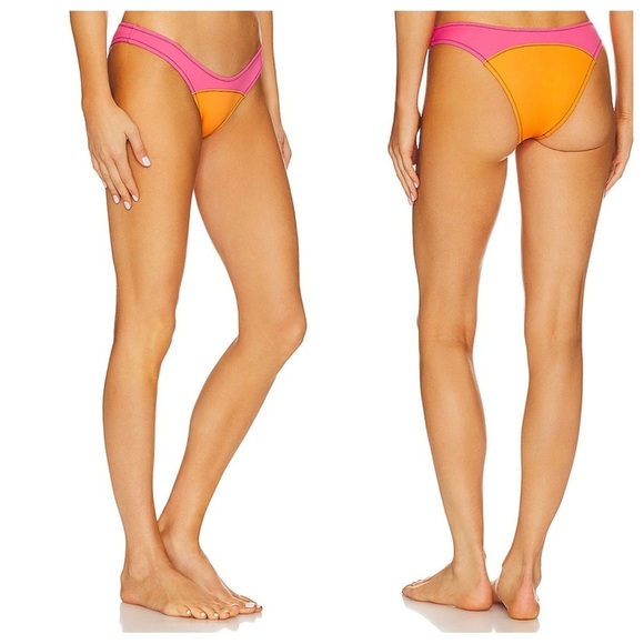 New! Free People Bikini Bottom in Saint Tropez Tangerin 28629 - Picture 1 of 10